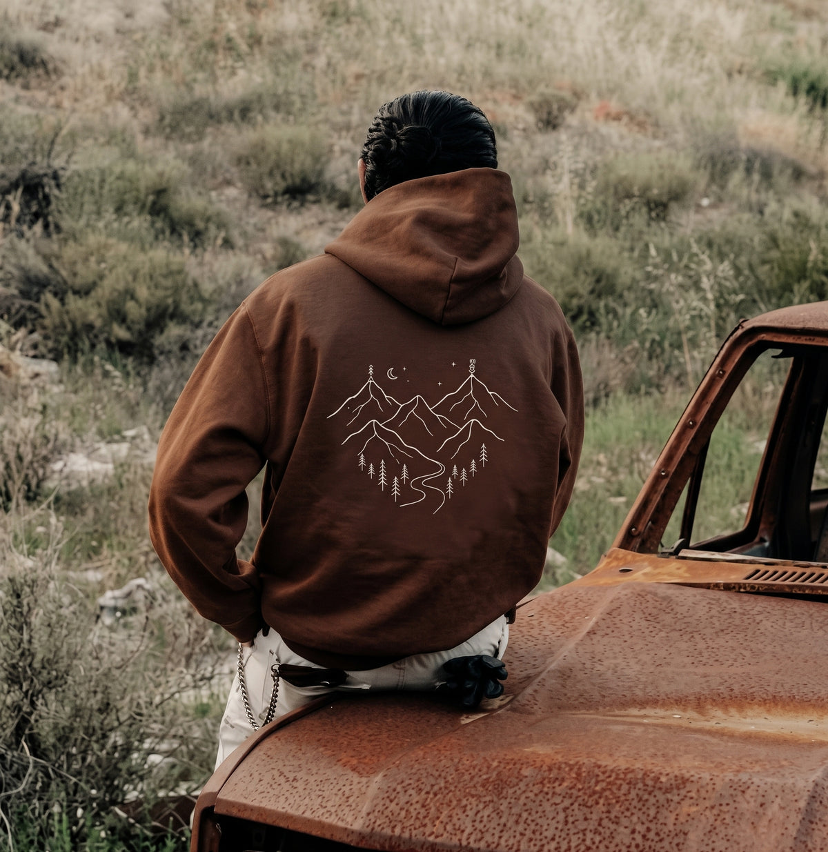 Every Step Was a Step Toward You Mountain Hoodie